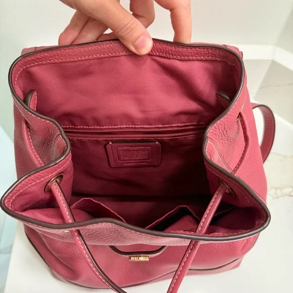 NEW Coach Elle backpack in Rosewood pink - Picture 10 of 15